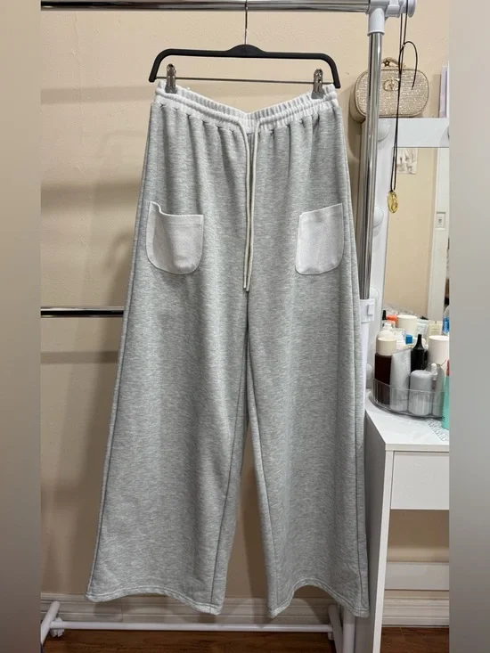 Missguided Wide Leg Sweatpants - Picture 1 of 10